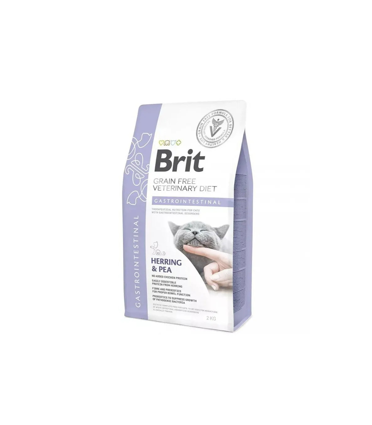 Brit VD Cat Gastrointestinal Arenque 2kg | Gato Diarrea Vómitos IBD