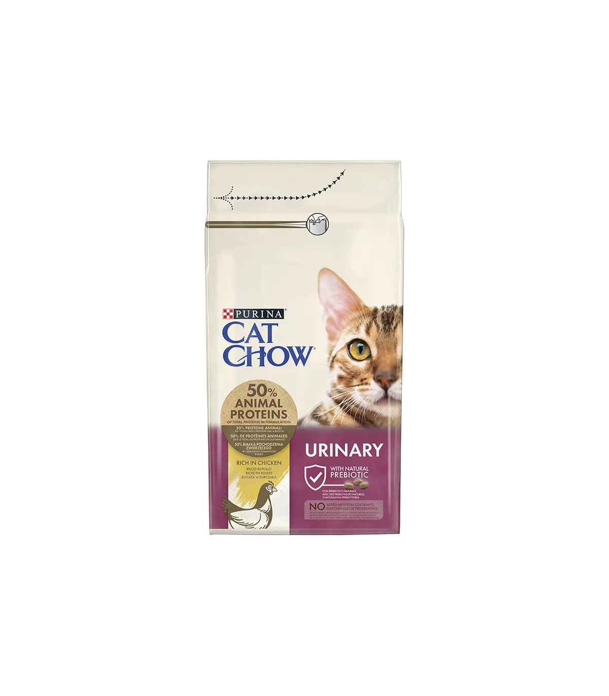 Cat Chow Urinary Pollo 1.5kg | Pienso Gato Salud Tracto Urinario