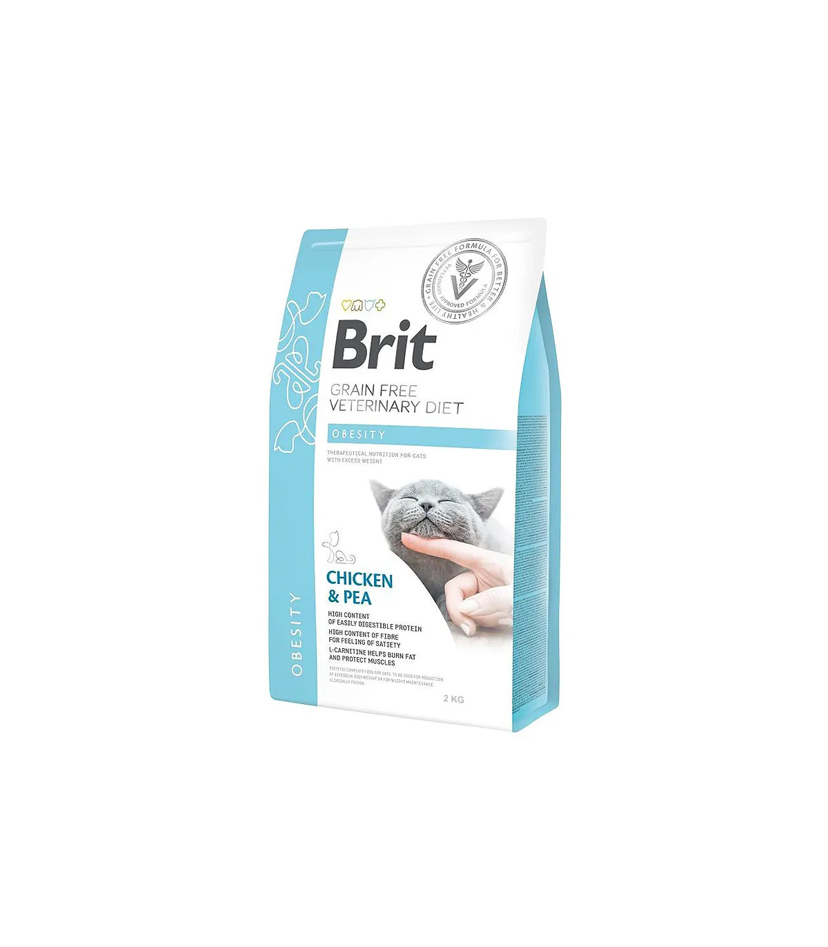 Brit VD Cat Obesity Pollo 2kg | Dieta Gato Control Peso y Obesidad