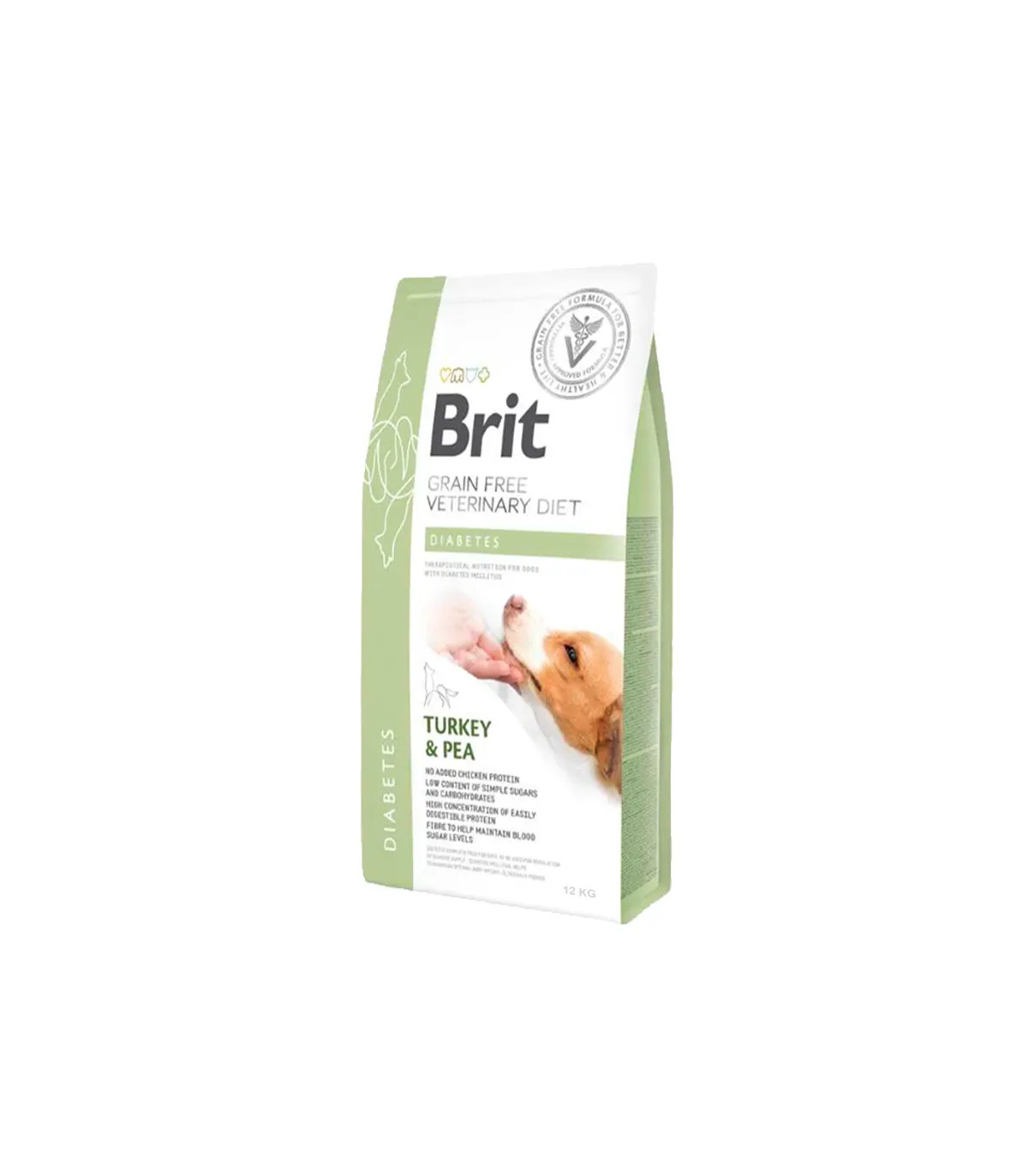 Brit VD Dog Diabetes Pavo 12kg | Dieta Perro Diabético Ahorro Glucosa