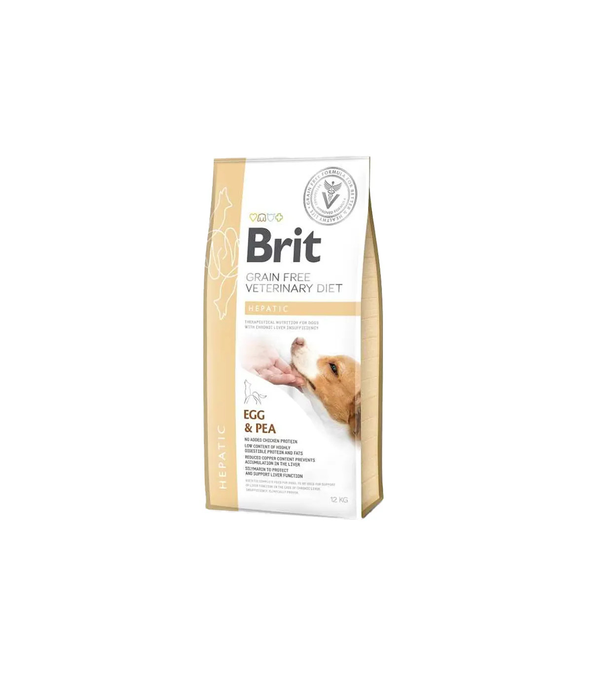 Brit VD Dog Hepatic Huevo 12kg | Dieta Perro Insuficiencia Hepática Ahorro