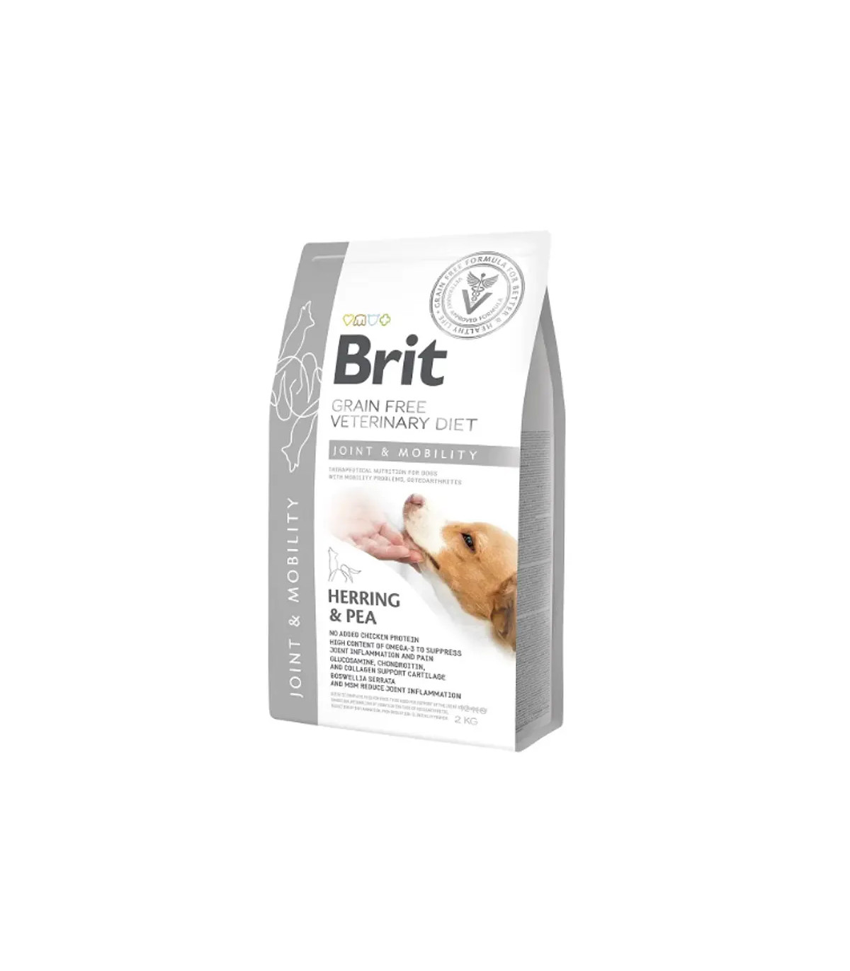 Brit VD Dog Mobility Arenque 2kg | Dieta Perro Artrosis Articulaciones
