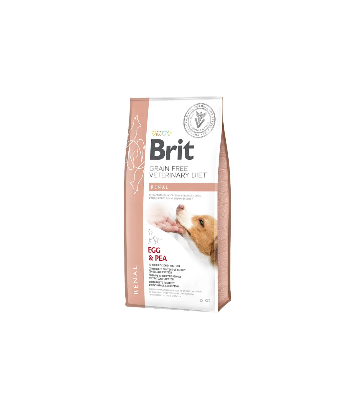 Brit VD Dog Renal Huevo 12kg | Dieta Perro Insuficiencia Hepática Renal Ahorro