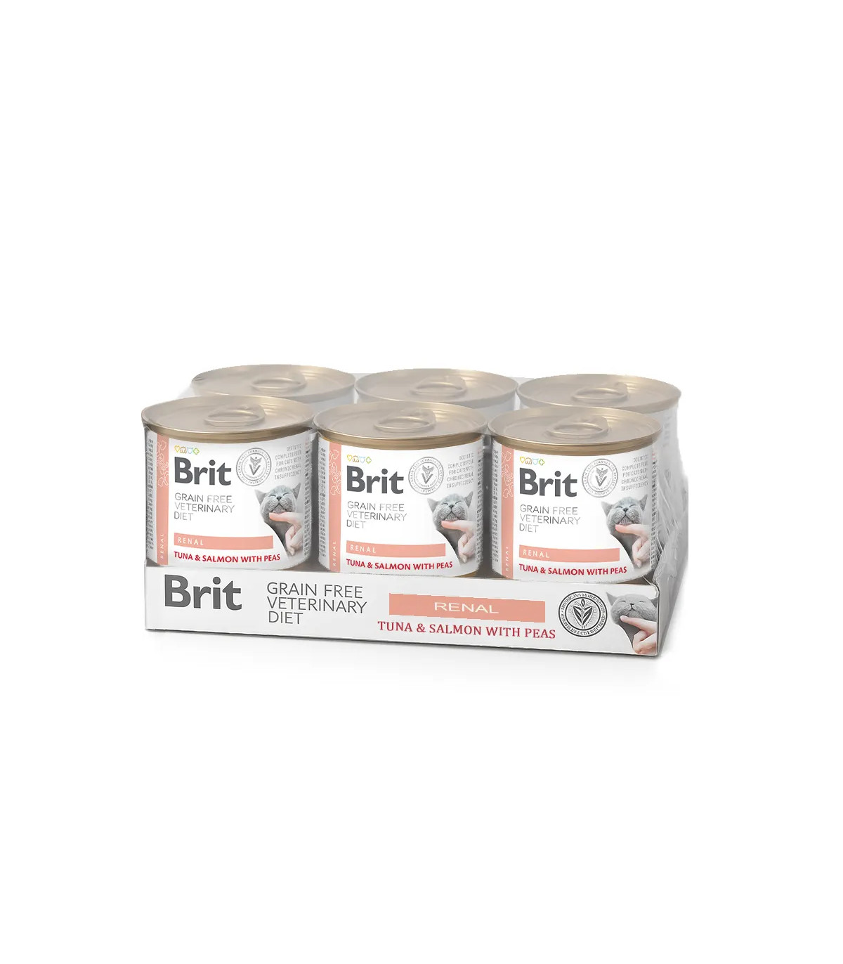 Brit VD Cat Obesity Húmedo Cordero 6x200gr | Dieta Gato Control Peso