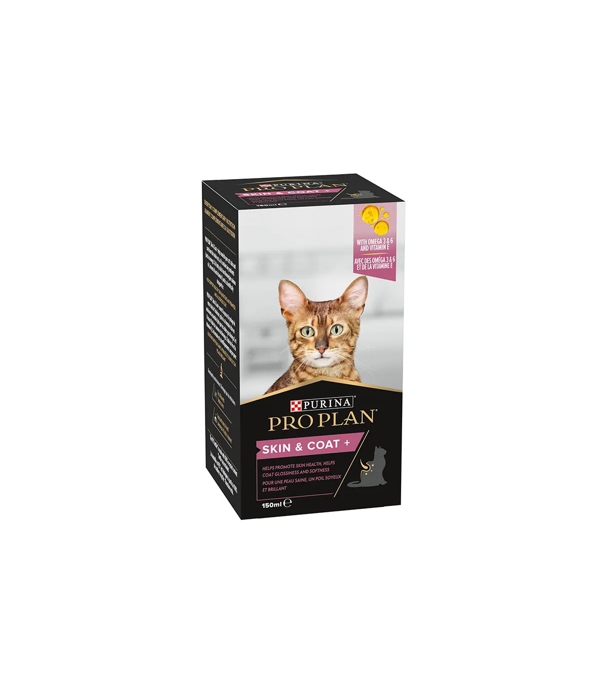 Pro Plan Suplemento Skin & Coat+ Gato 150ml | Aceite Piel y Pelaje