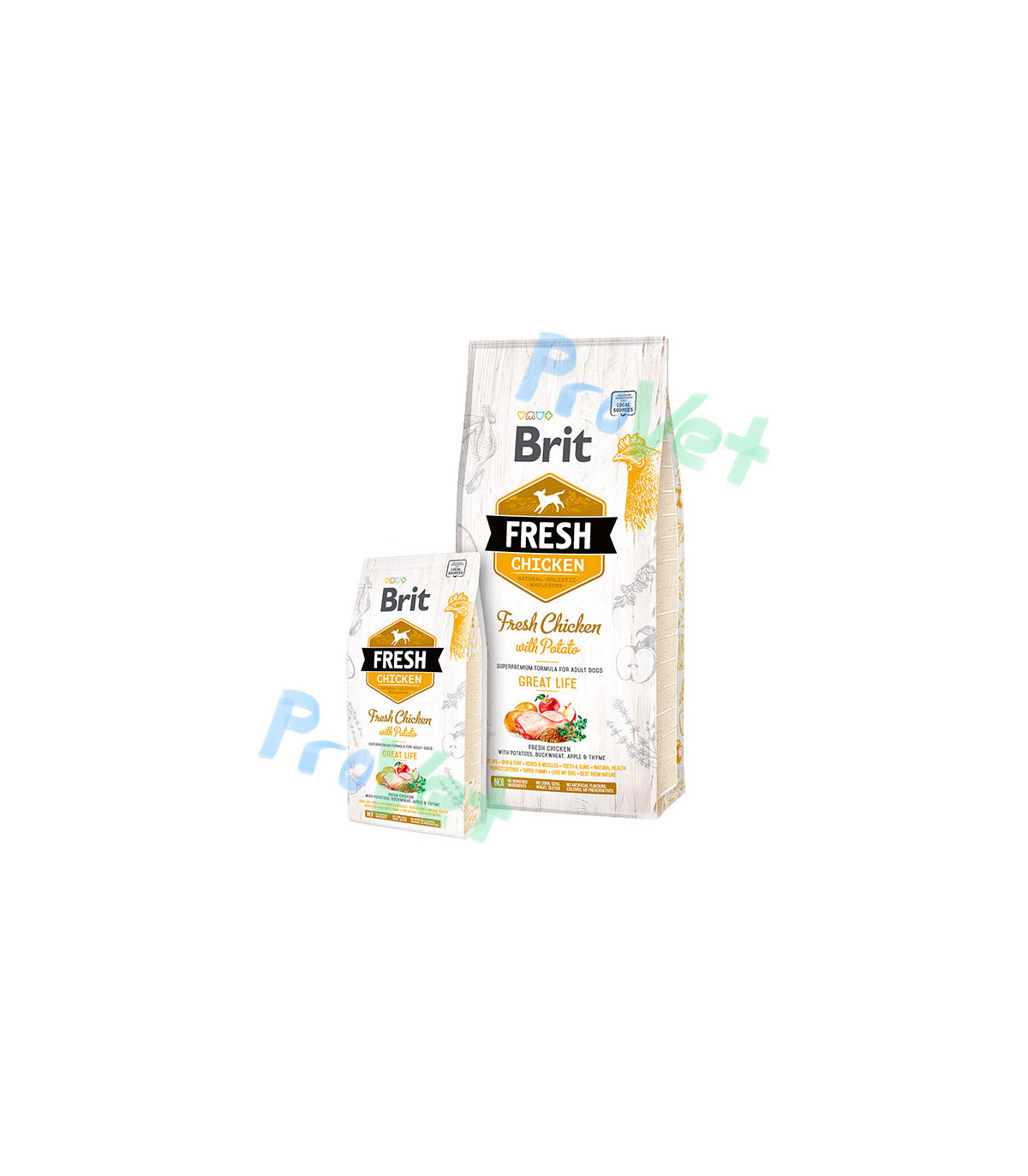 Brit Fresh Pollo con patata 12kg