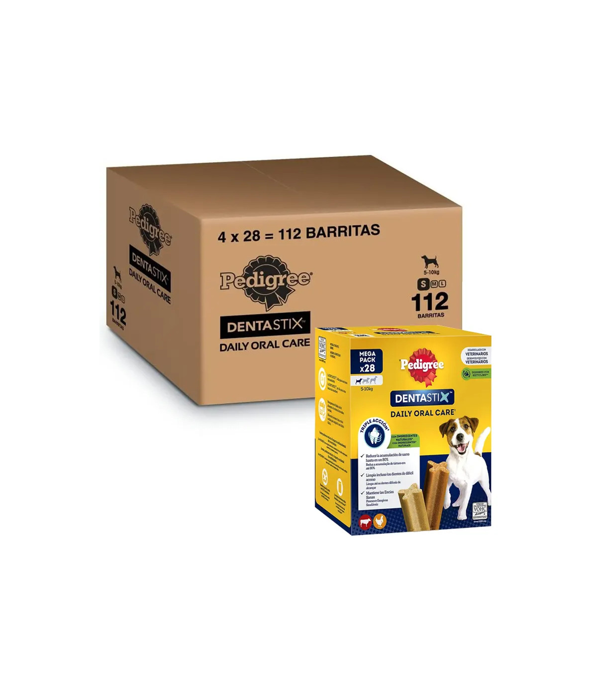 Pack Ahorro Dentastix Pequeño 112 sticks | Snack Dental Perro