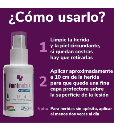 OMNIMATRIX Cicatrización Rápida Septifree 50ml
