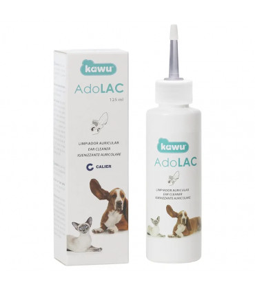 ADO LAC 125ml | Limpiador Oídos Perro y Gato | Calier