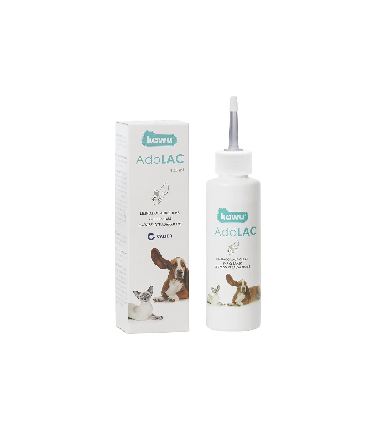 ADO LAC 125ml | Limpiador Oídos Perro y Gato | Calier