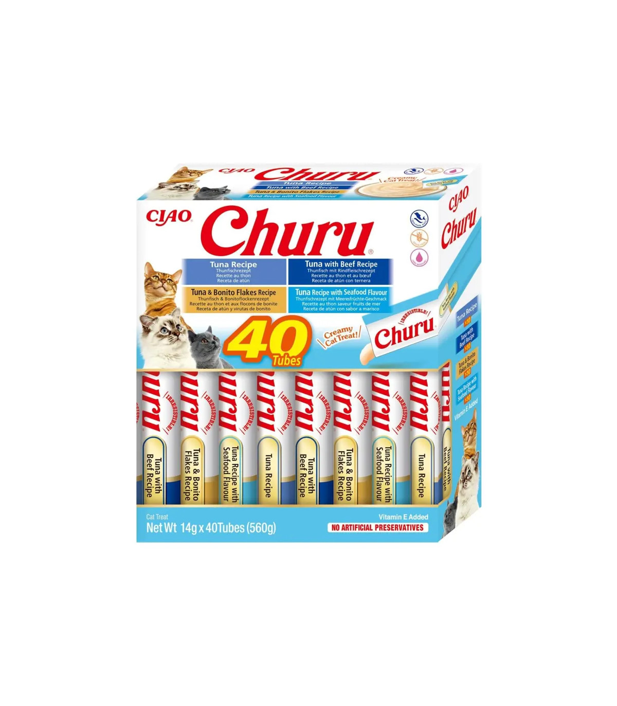 Churu CAT Variedades de Atún (40x14g)
