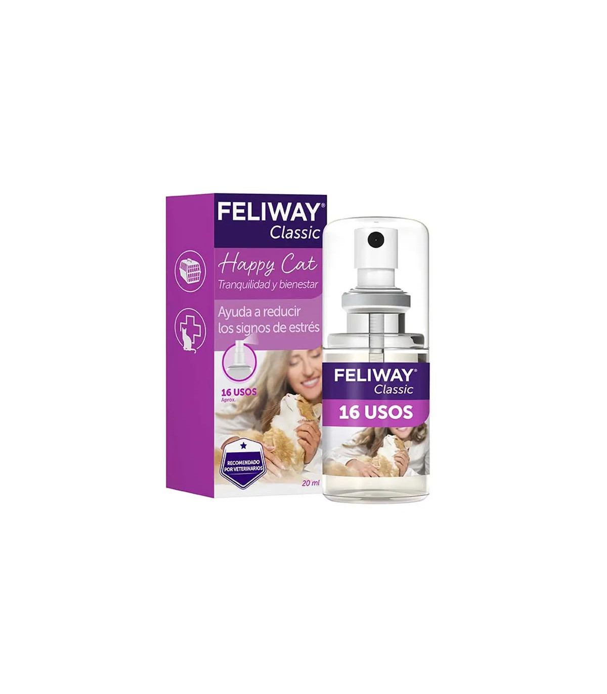 Feliway Spray 20ml | Formato Viaje Antiestrés para Gatos