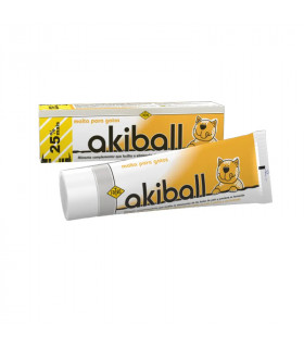 Akiball Malta Gatos 100g | Pasta Anti Bolas de Pelo y Laxante