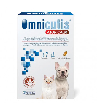 Omnicutis Atopicalm 30 Perlas | Piel Atópica y Picor Perro y Gato