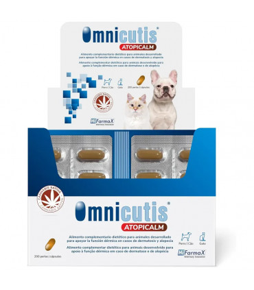 Omnicutis Atopicalm 200 Perlas | Formato Ahorro Piel Perro