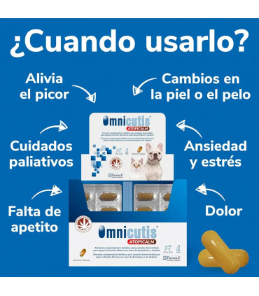 Omnicutis Atopicalm 200 Perlas | Formato Ahorro Piel Perro