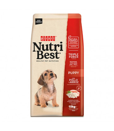 Nutribest Puppy Pollo Arroz 15kg | Pienso Cachorros