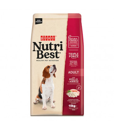 Nutribest Adult Pollo y Arroz 15kg | Pienso Premium Perros Adultos