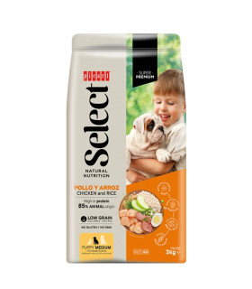 Picart Select Pollo y Arroz 3kg - Alimento para Cachorros