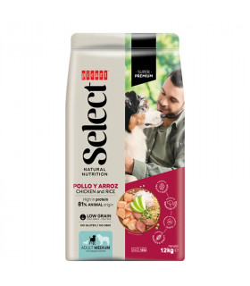 Picart Select Pollo y Arroz 12kg - Alimento para Perros Adultos