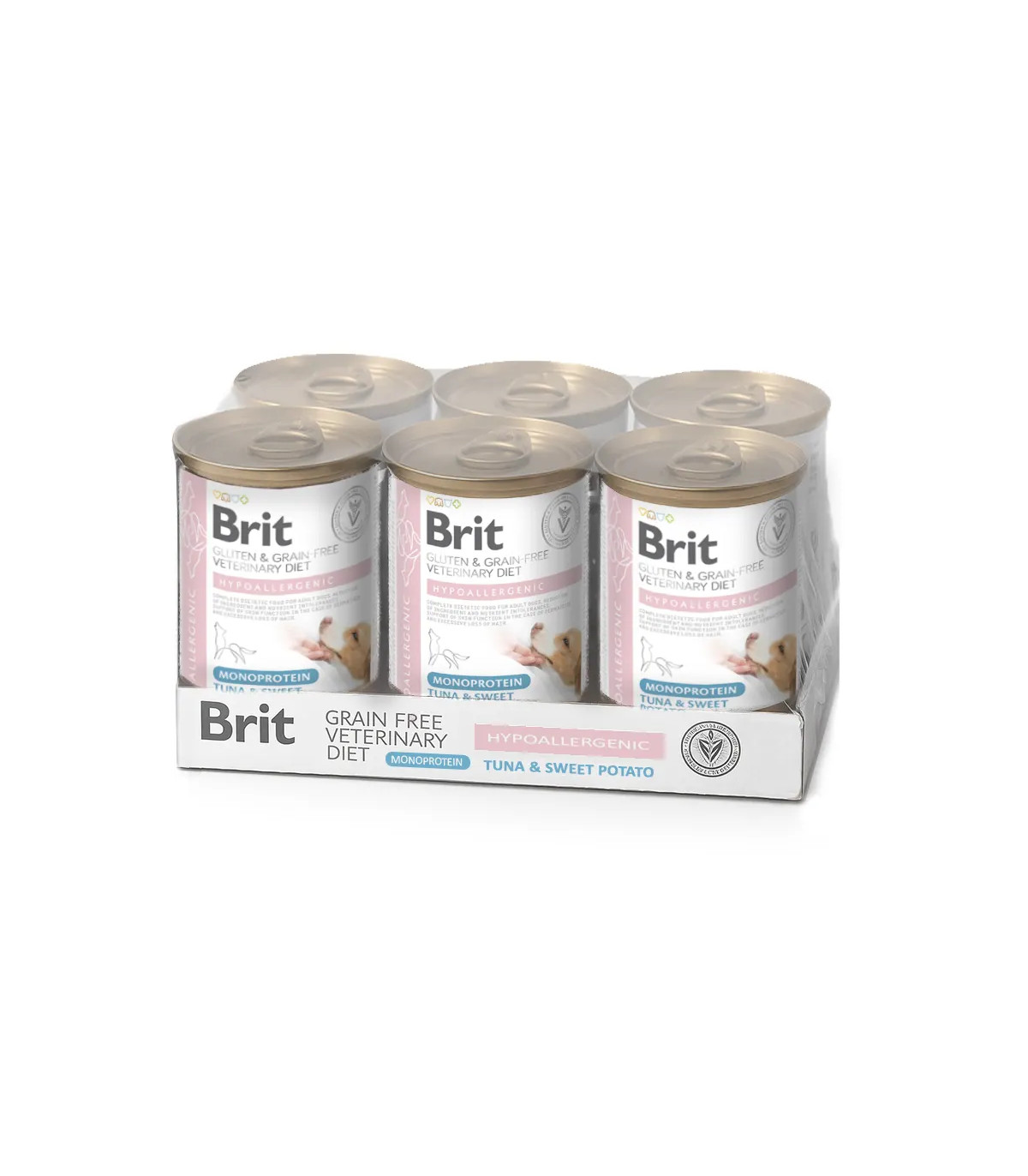 Hypoalgenico Humbed Tonuna atum para cães 6x400gr | Brit veterinário dieta úmida