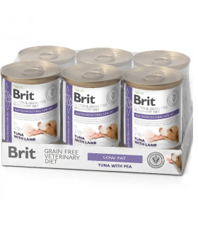 Gastrointestinal úmido para cães 6x400gr | Brit veterinário dieta úmida