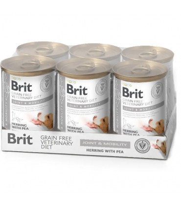 Mobility húmedo para Perros 6x400gr | Brit Veterinary Diet Húmedo