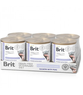 Gastrointestinal molhado para gatos 6x200g | Brit veterinário dieta úmida