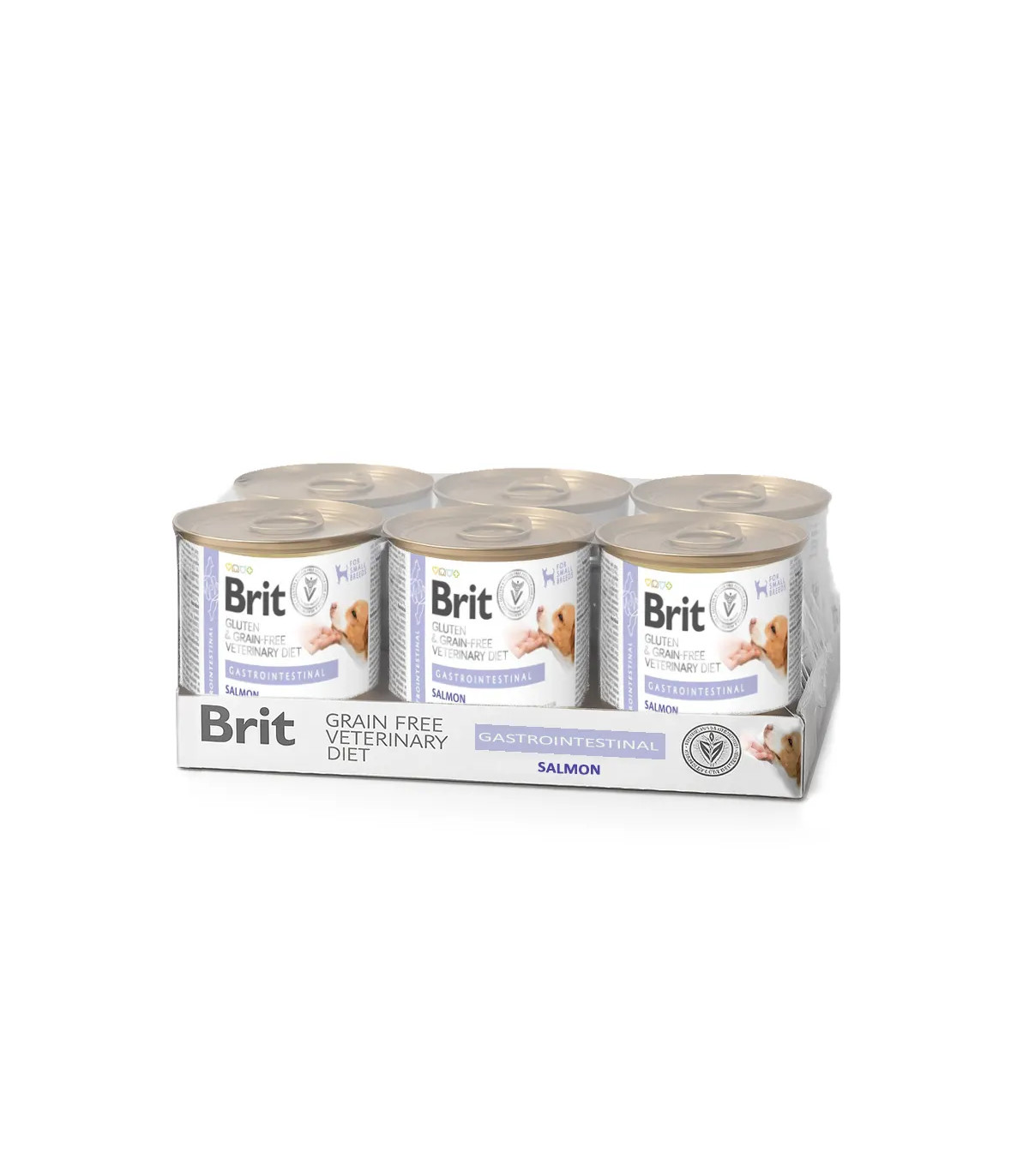Gastrointestinal úmido para cães 6x200gr | Brit veterinário dieta úmida