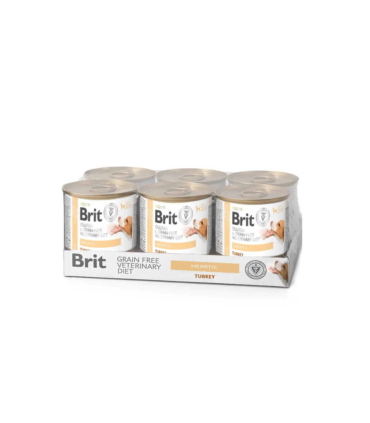Brit VD Perro Hepático Húmedo 6x200gr