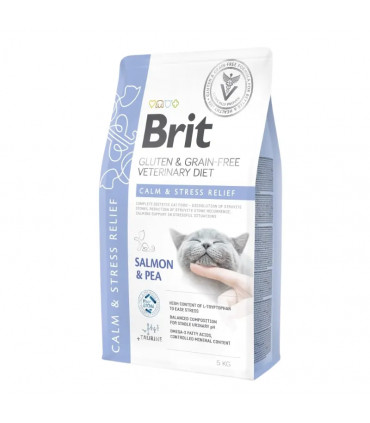 Calm & Stress Relief para Gatos 5kg | Brit Veterinary Diet Seco