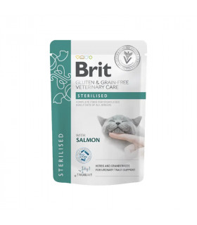 Sobres de húmedos para gatos esterilizados 12x85g | Brit Veterinary Diet Húmedo