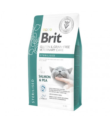 Esterilizado para gatos 5kg | Dieta seca veterinária brit
