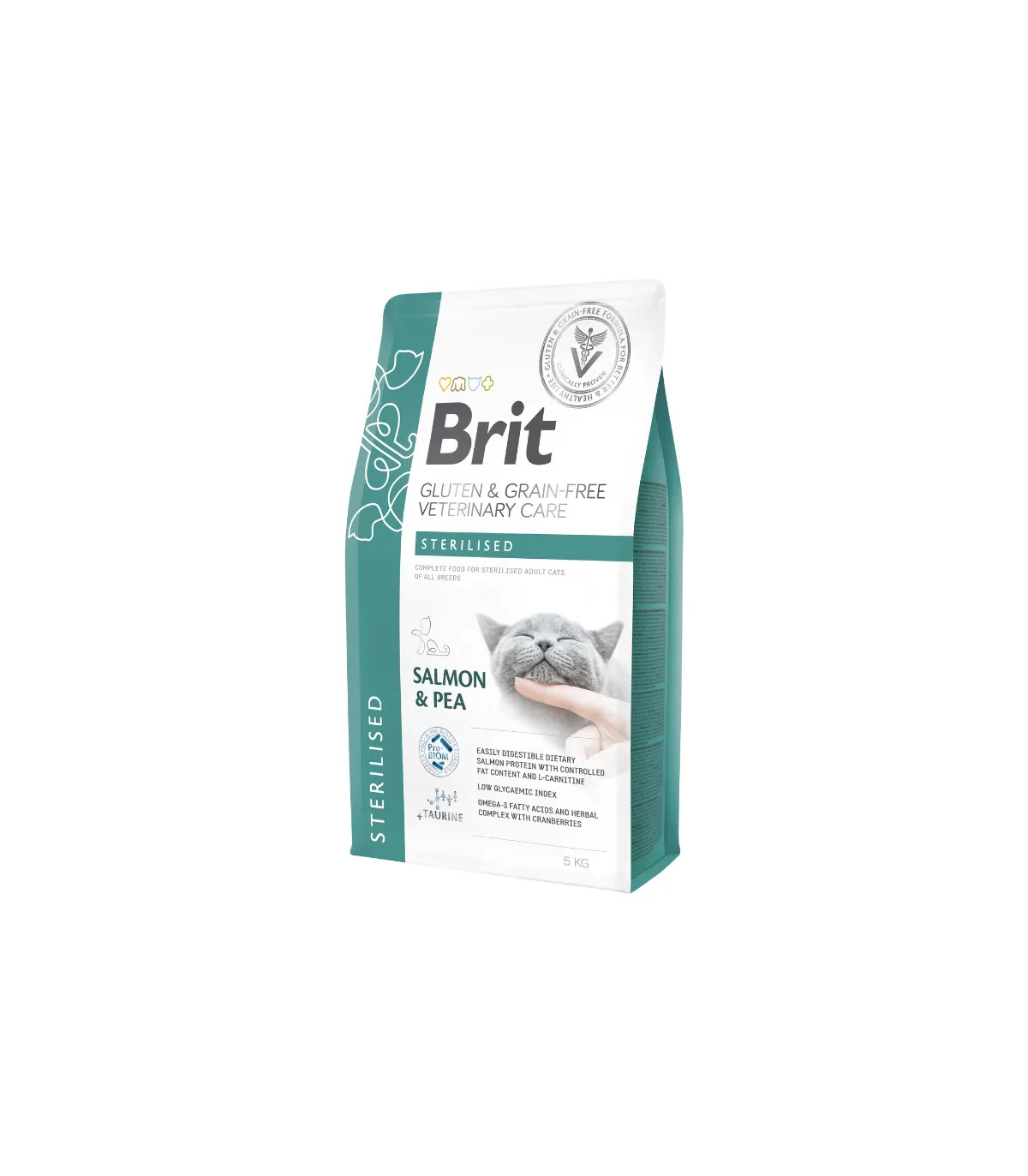 Esterilizado para gatos 5kg | Dieta seca veterinária brit