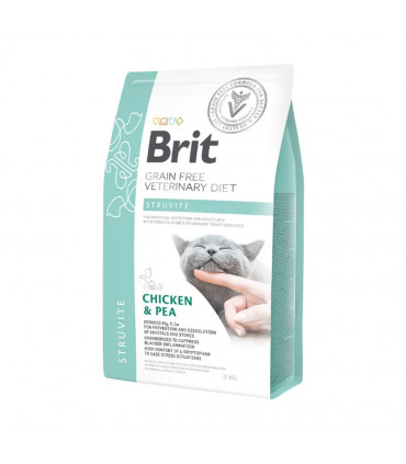 Estruvita / Urinario para Gatos 2kg | Brit Veterinary Diet Seco