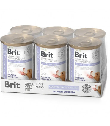Brit VD Perro Gastrointestinal Húmedo 6x400gr