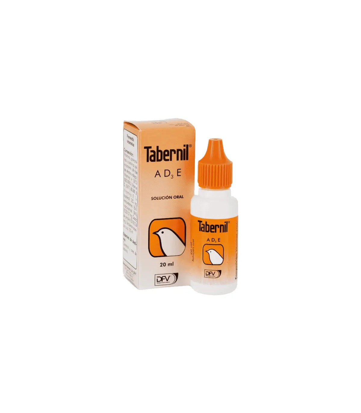 Tabernil AD3E 20ml | Vitaminas A, D3 y E para Canarios