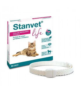 Collar Antiparasitario Natural Stanvet Life Gato