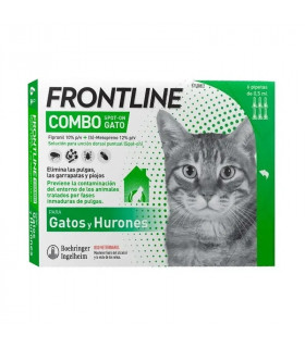 Frontline Combo Gatos 6 Pipetas Pack Ahorro | Boehringer