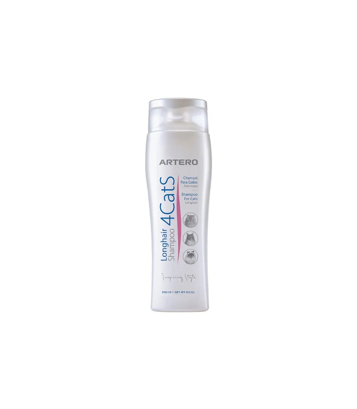 ARTERO CHAMPÚ 4CATS LONGHAIR 250ML - Pelo Largo Gatos