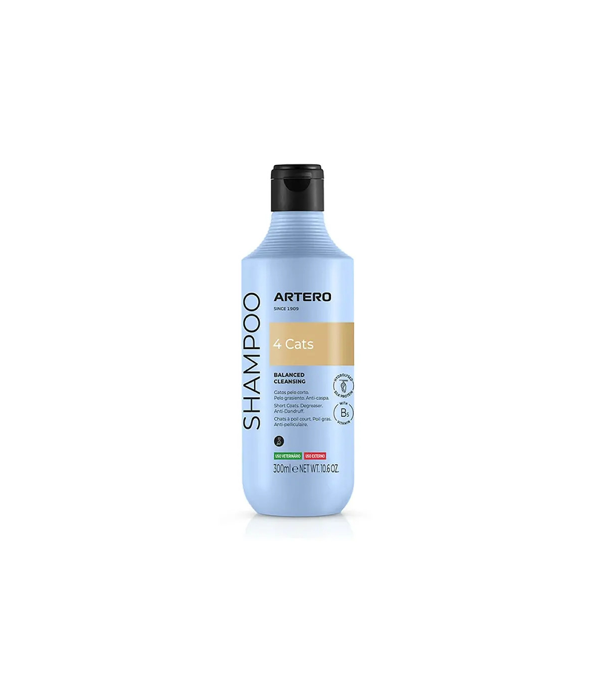 ARTERO CHAMPU 4CATS 250ML - Cuidado Felino Integral
